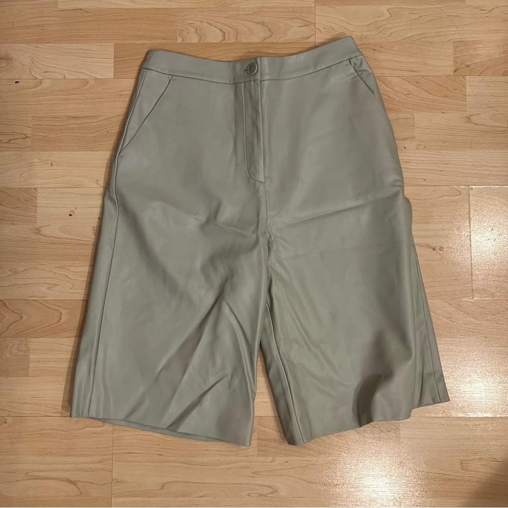 NWT Chreene Vegan Leather Shorts